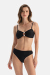 Siyah Straplez Bikini Üst