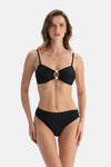 Siyah Straplez Bikini Üst