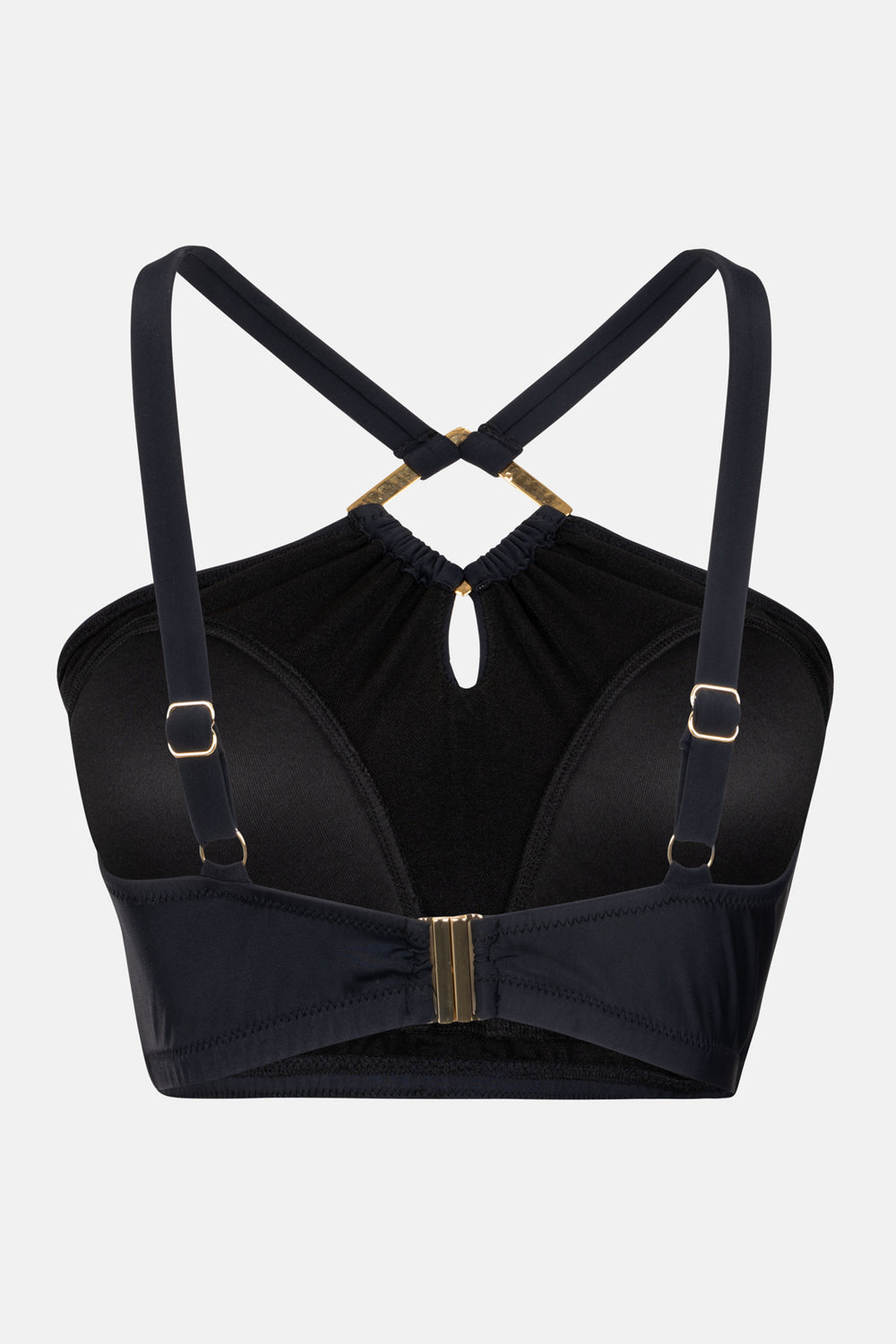 Siyah Korseli Toparlayıcı Bikini Üst