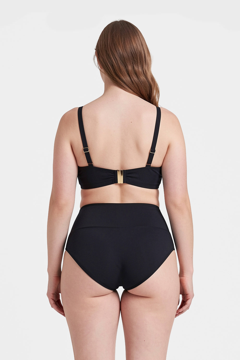 Siyah Yüksek Bel Bikini Alt
