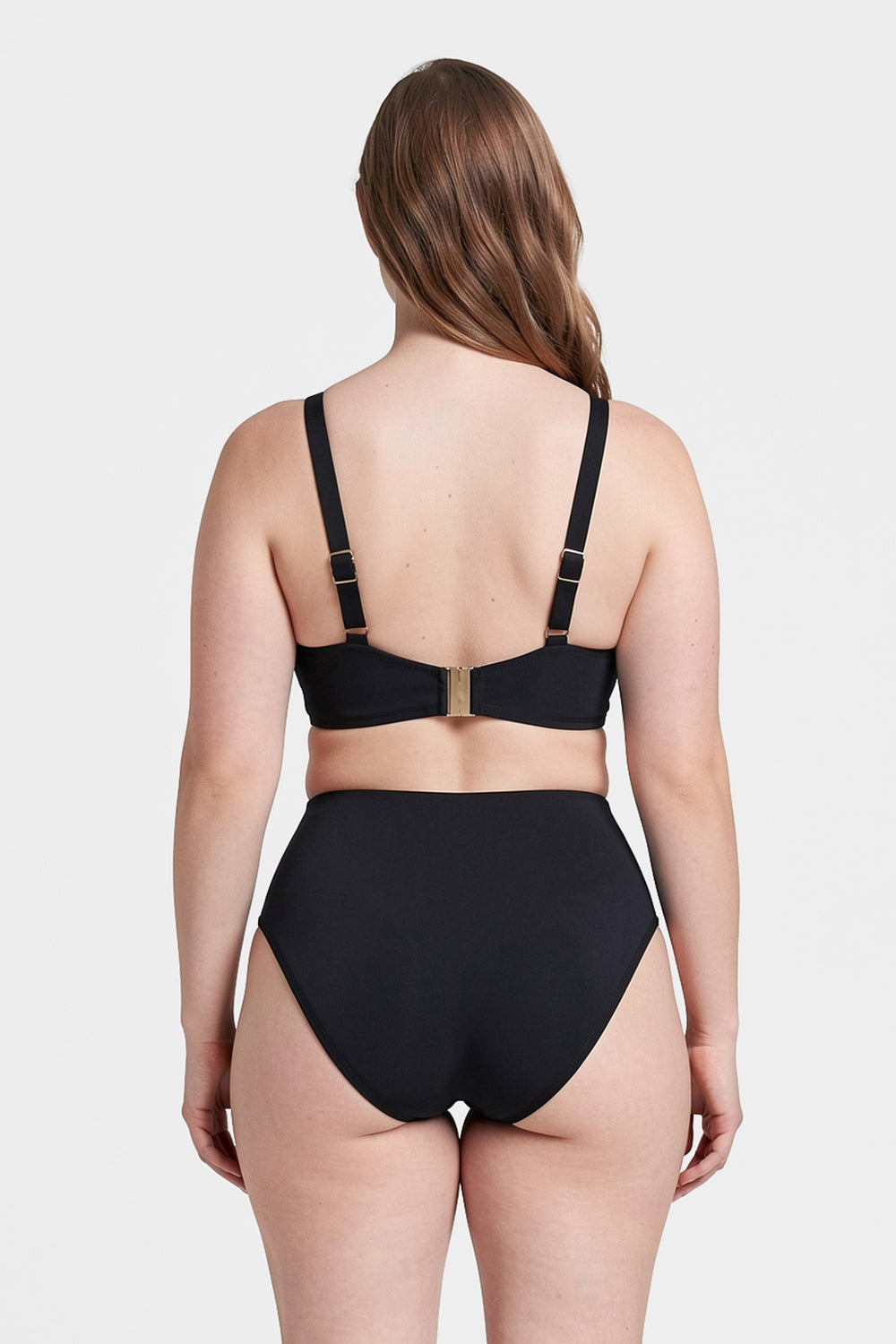 Siyah Korseli Toparlayıcı Bikini Üst