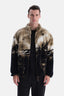Haki Dağ Manzaralı Sweatshirt