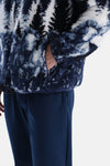 Lacivert Orman Manzaralı Sweatshirt