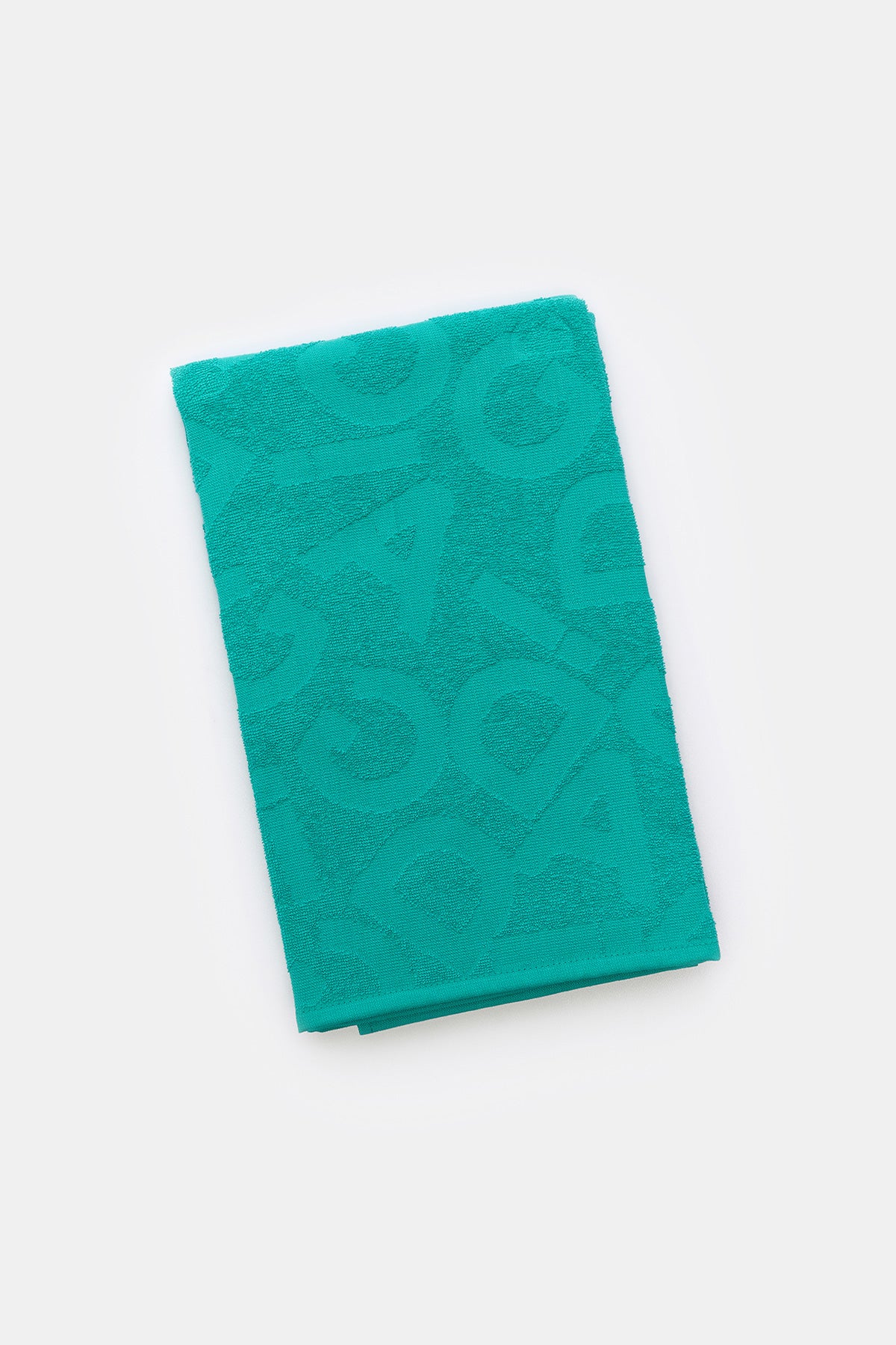 Turkuaz Dagi Harfli Plaj Havlu