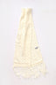 OFF WHITE SCARF BEANIE SET