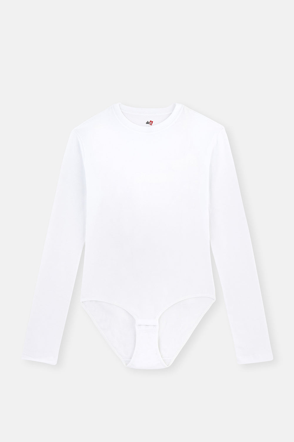 Beyaz Çıtçıtlı Body