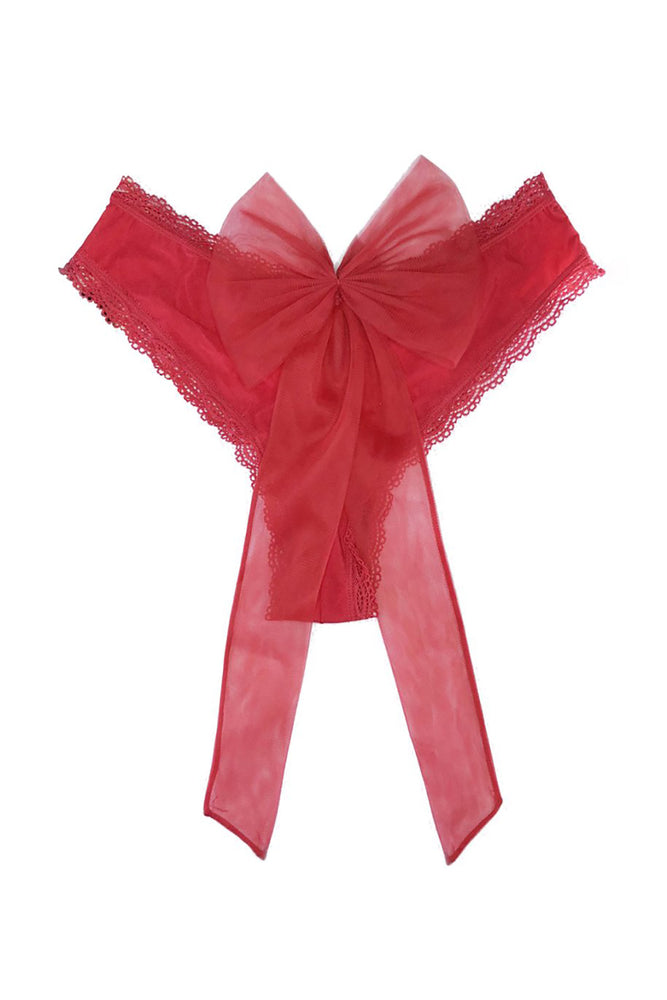 RED BASIC UNDERWEAR BOTTOM