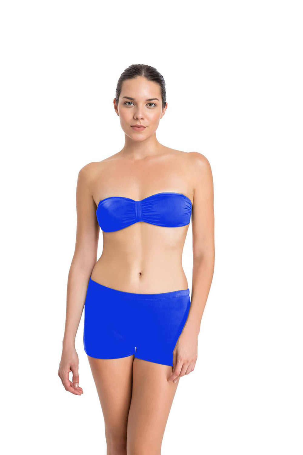 Saks Luplu Straplez Tek Bikini Üst