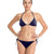 Lacivert Spagetti Tek Bikini Altı