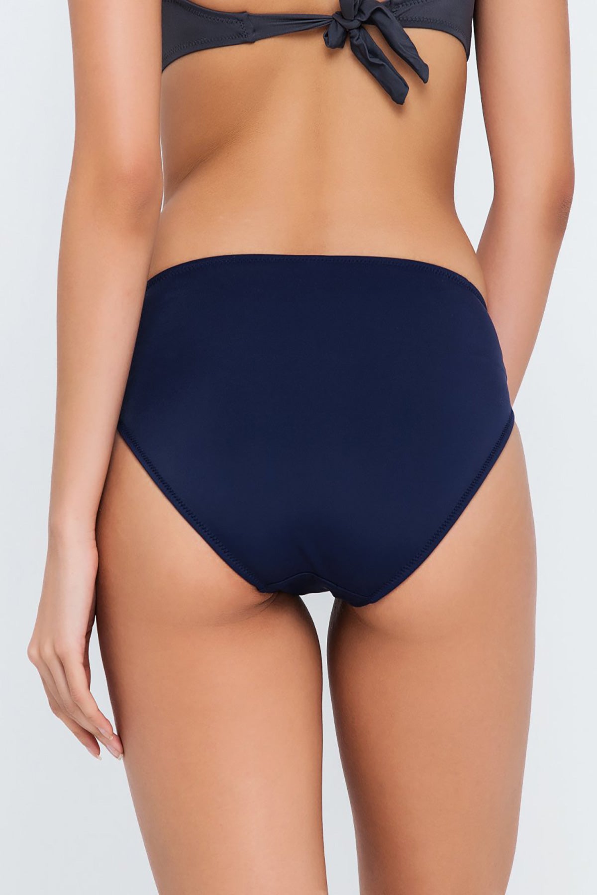 Lacivert Kalın Kenar Tek Bikini Alt