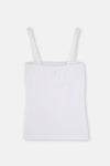 WHITE BASIC UNDERWEAR TOP