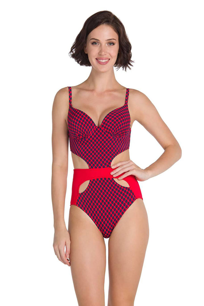 RED SWIMSUIT