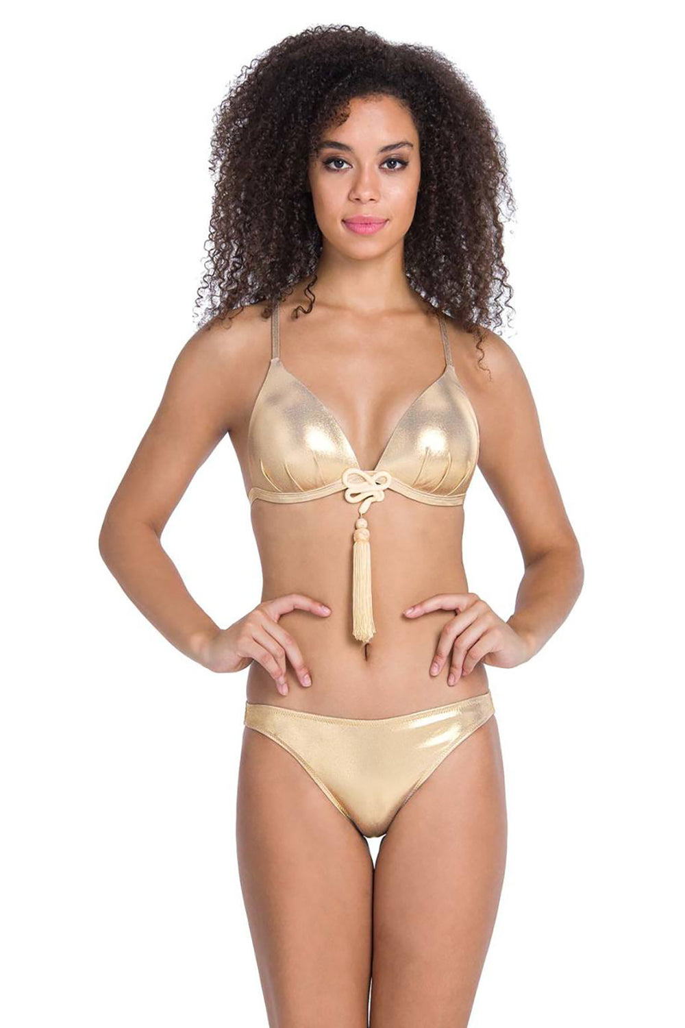 GOLD BIKINI SET