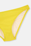 Sarı Orta Kenar Normal Bel Tek Bikini Alt