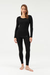 BLACK THERMAL UNDERWEAR