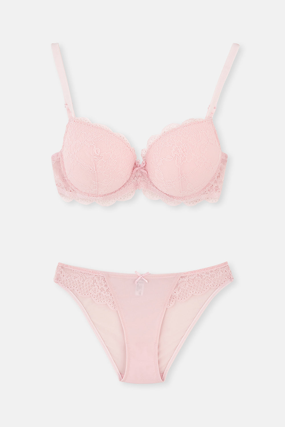 Pembe Magıc Badem Boş Cup Sütyen Takımı