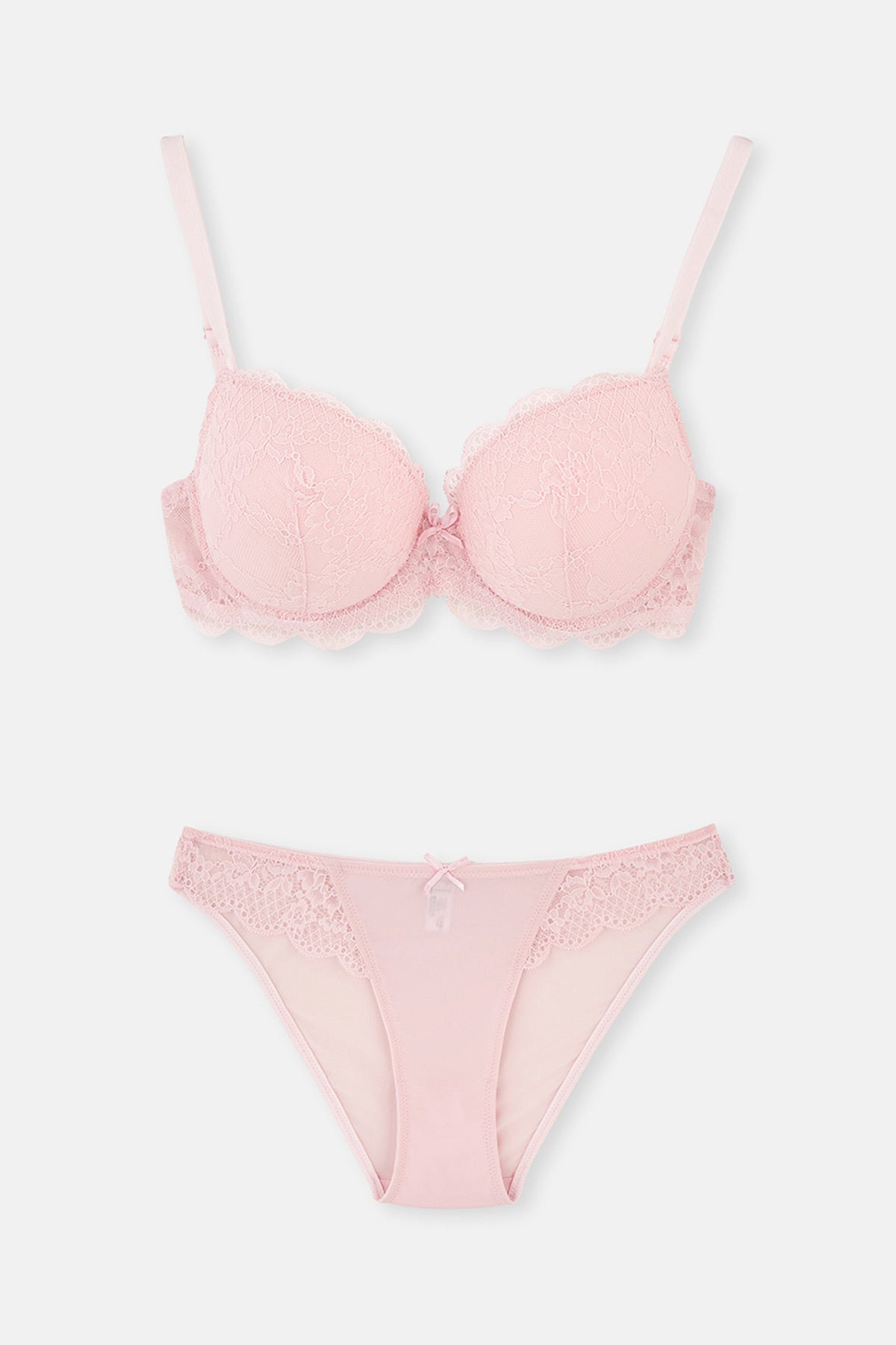 Pembe Magıc Badem Boş Cup Sütyen Takımı