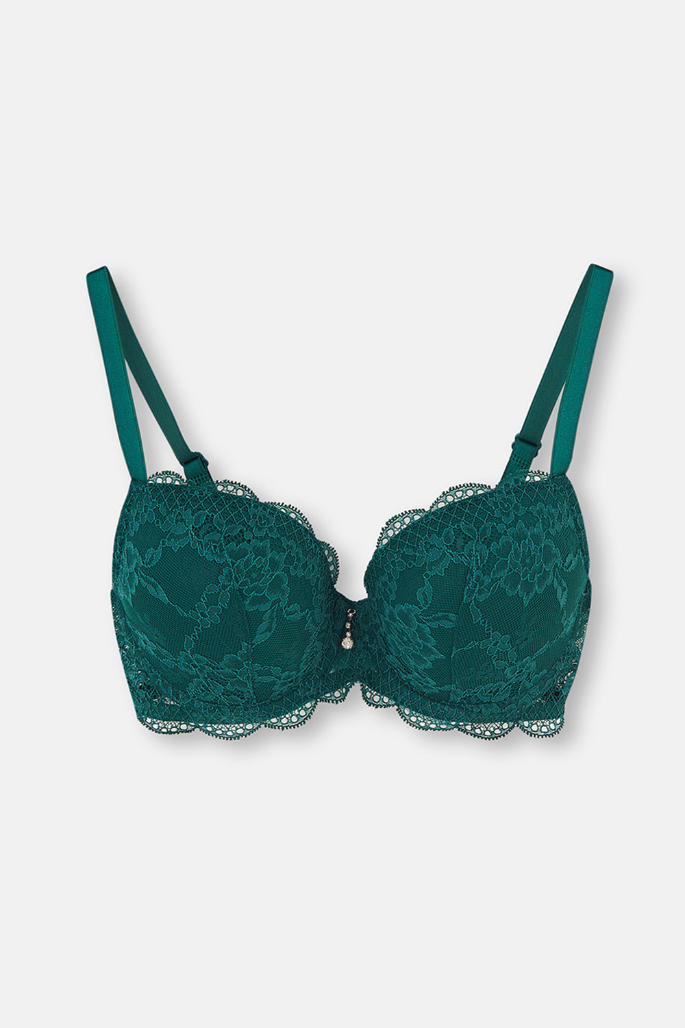 Yeşil Magıc Badem Boş Cup Sütyen Takımı