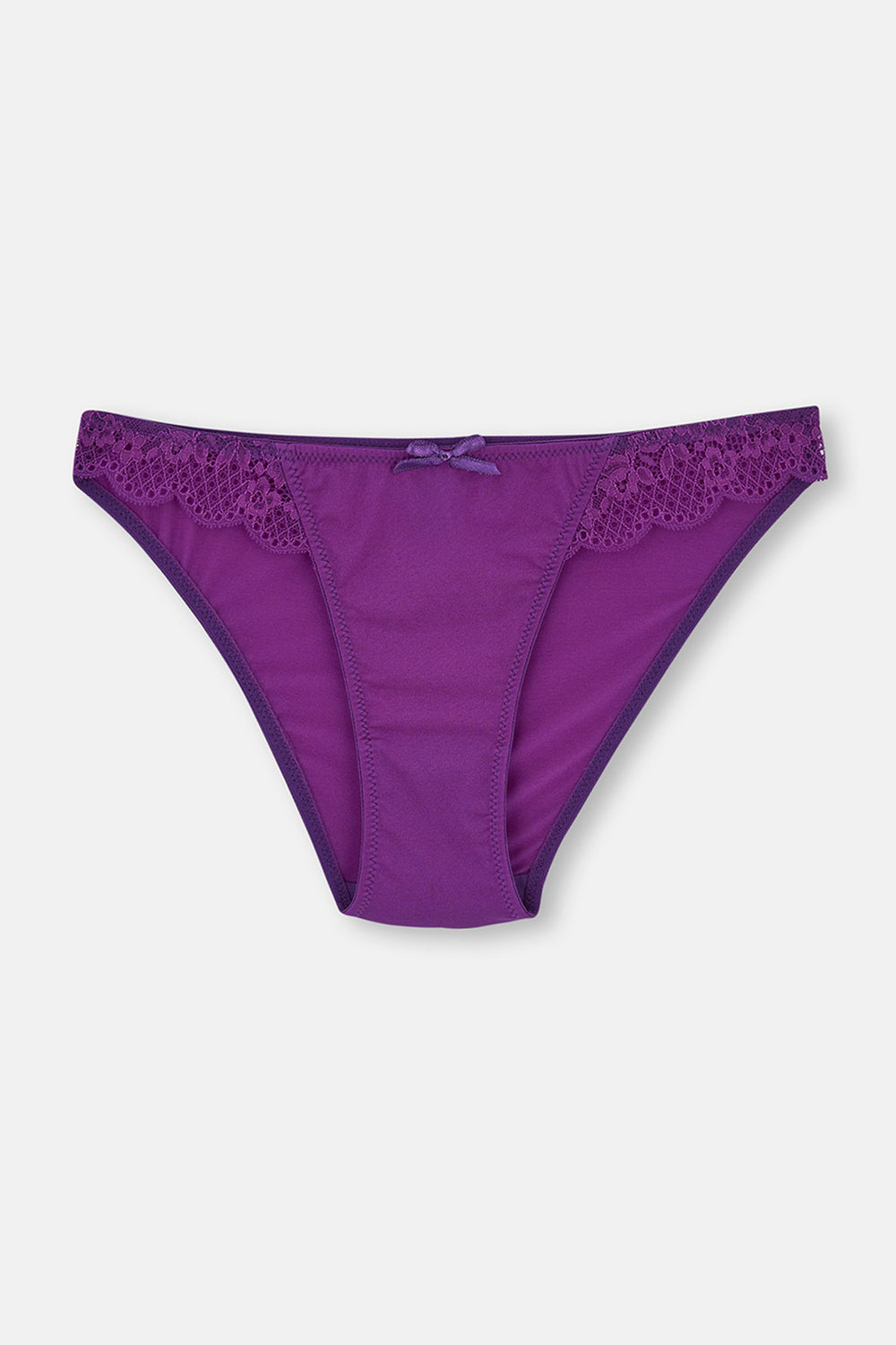 Mor Magıc Badem Yarı Push-Up Sütyen Takımı