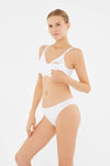 WHITE BRA