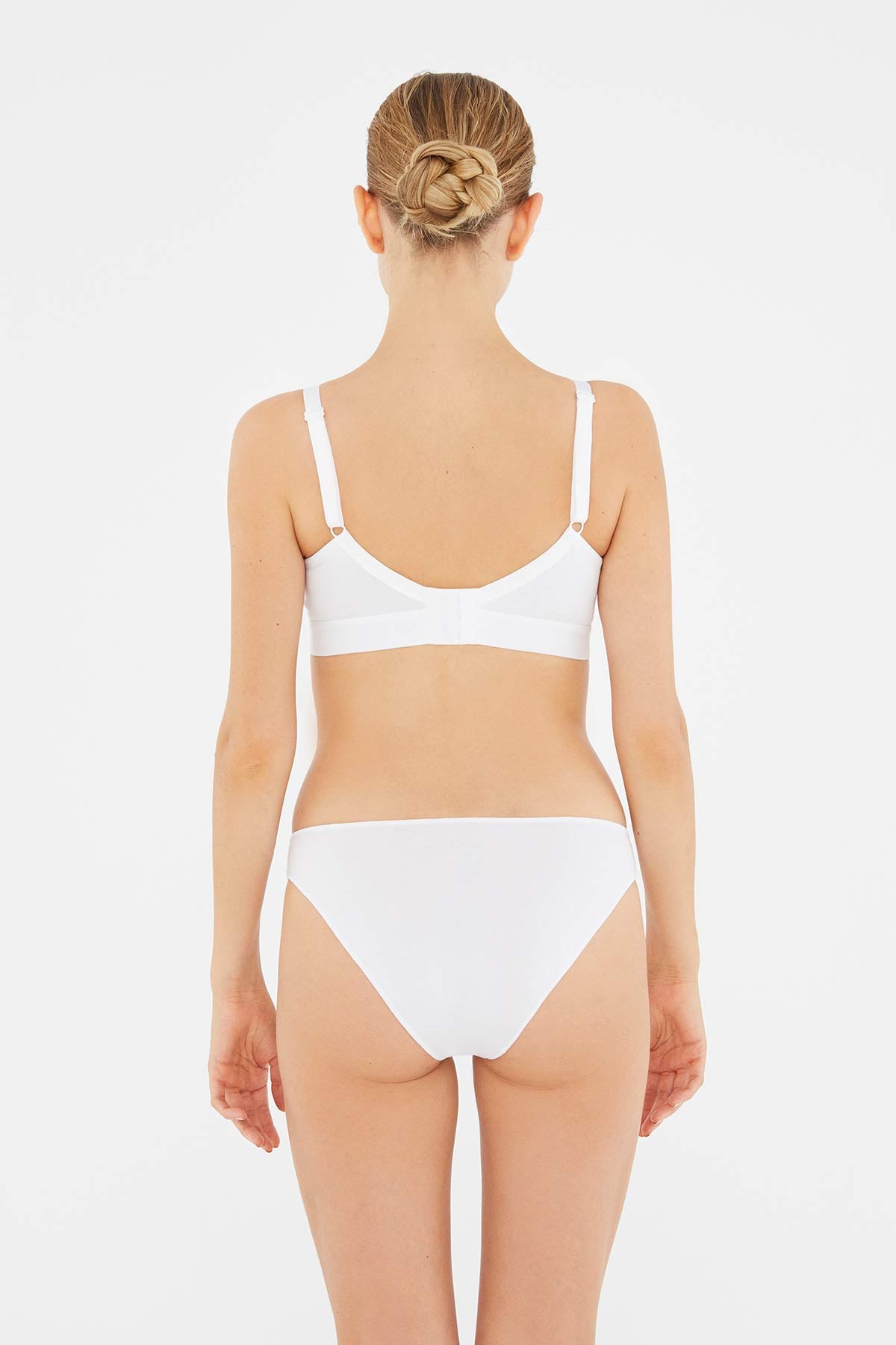 WHITE BRA