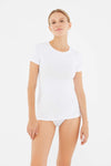 WHITE BASIC UNDERWEAR TOP