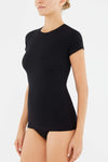 BLACK BASIC UNDERWEAR TOP
