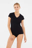 BLACK BASIC UNDERWEAR TOP