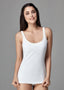 WHITE BASIC UNDERWEAR TOP
