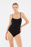 BLACK BASIC UNDERWEAR TOP