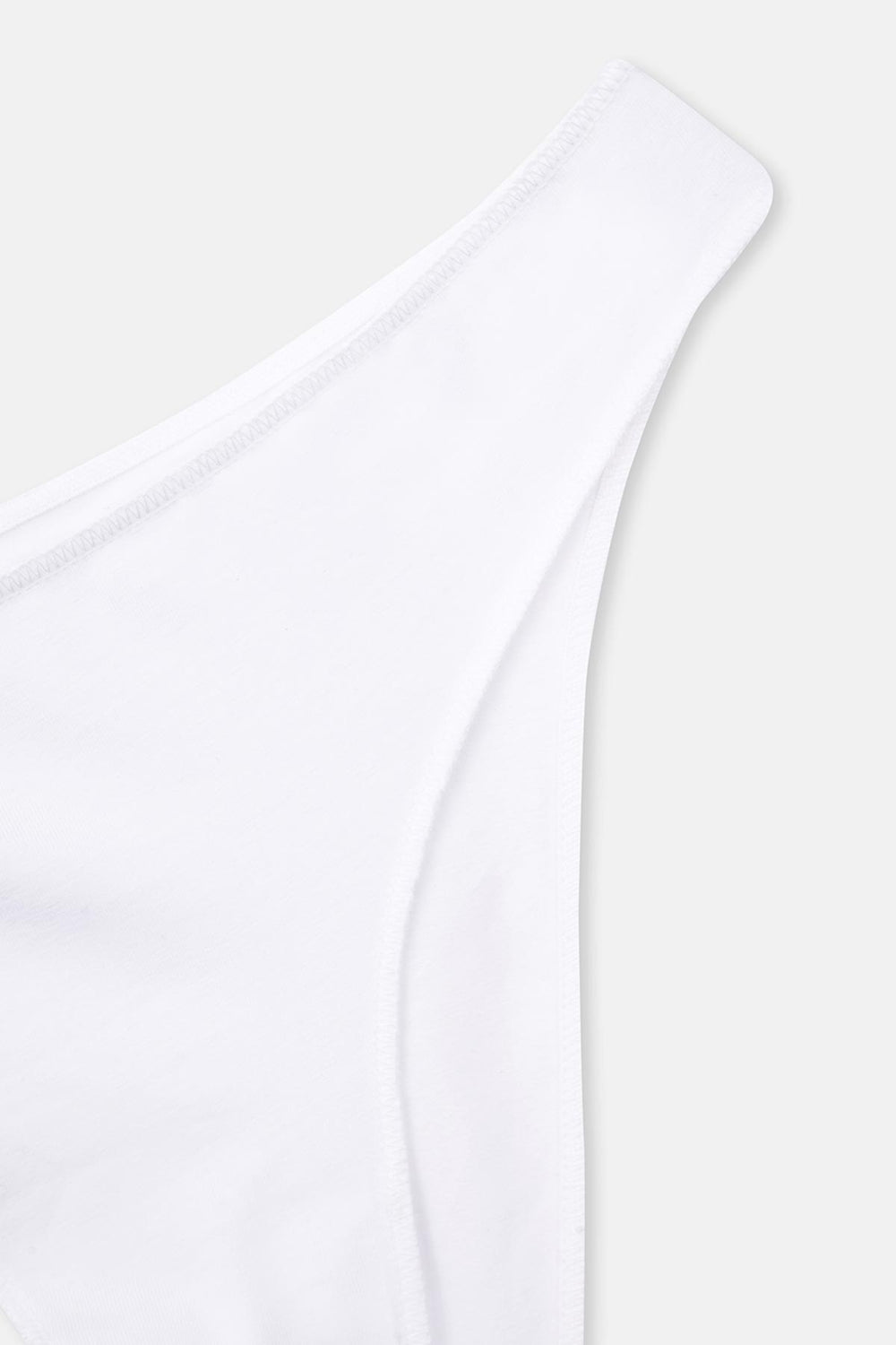 Beyaz 3'Lü Düşük Bel Izsiz Kadın Slip Külot