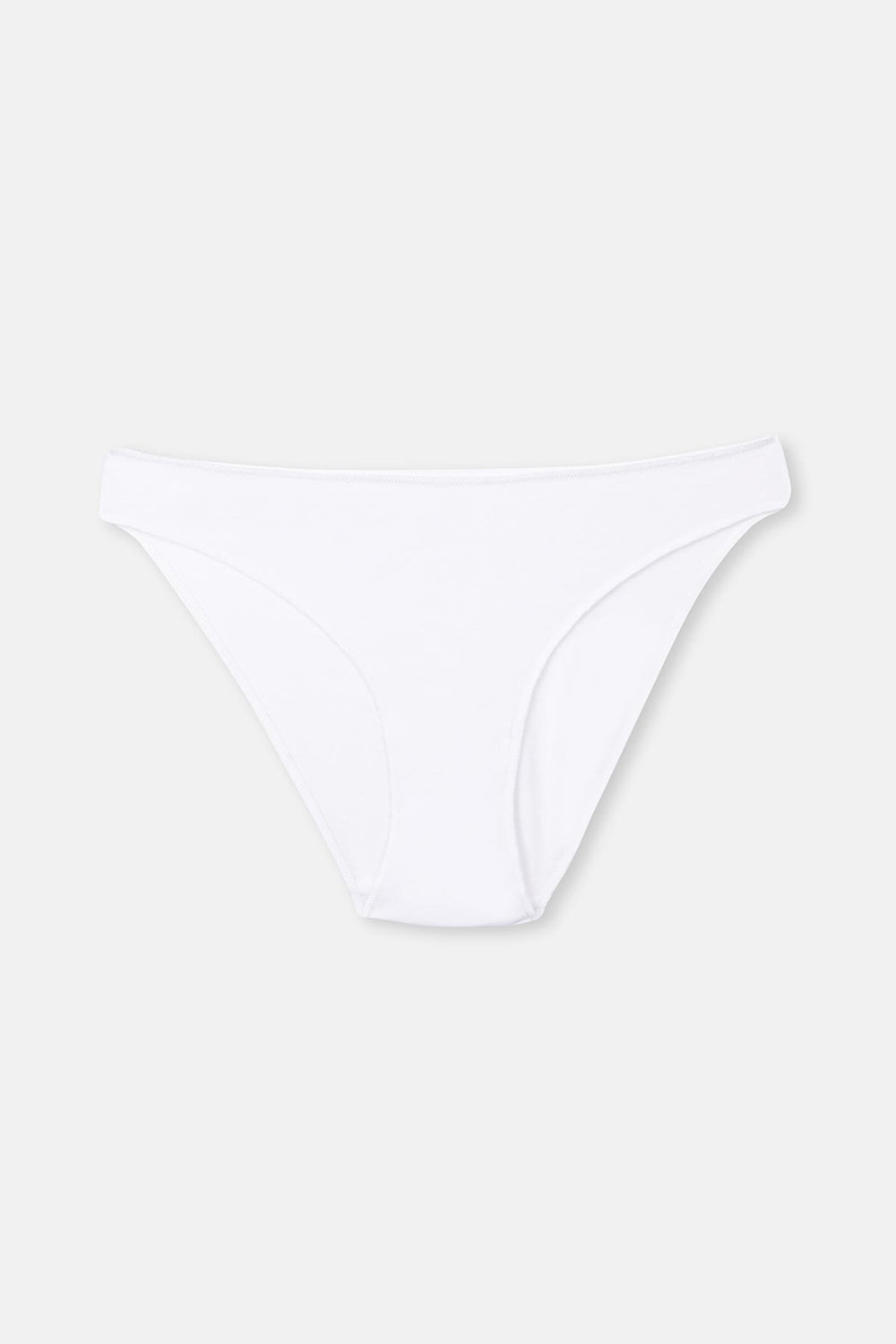 Beyaz 3'Lü Düşük Bel Izsiz Kadın Slip Külot