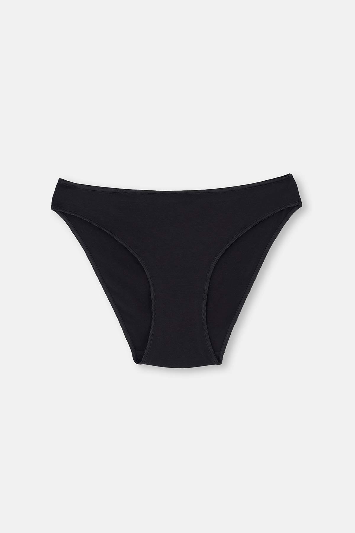 Siyah-Beyaz-Ten 3'Lü Düşük Bel Izsiz Kadın Slip Külot