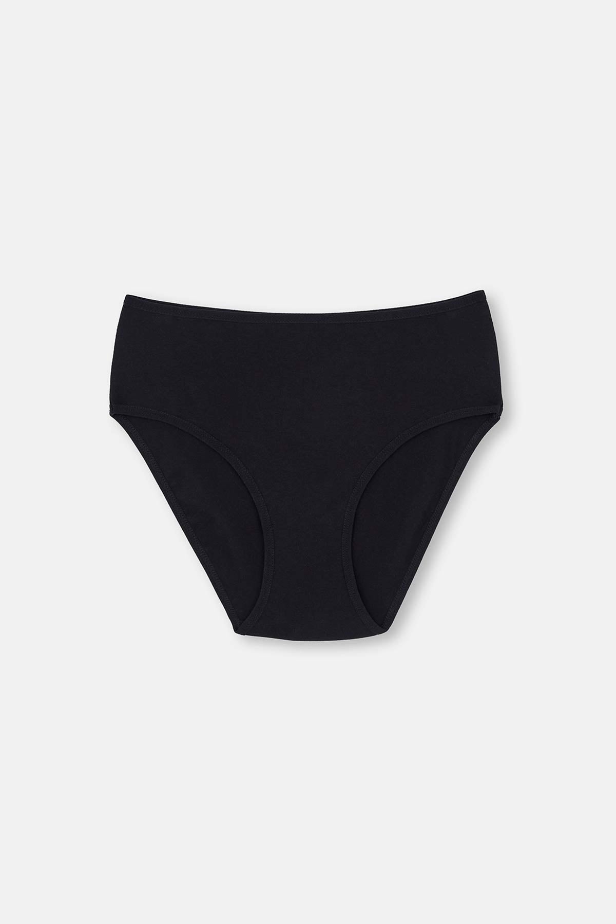 Siyah-Beyaz-Ten Yüksek Bel Slip 3'lü