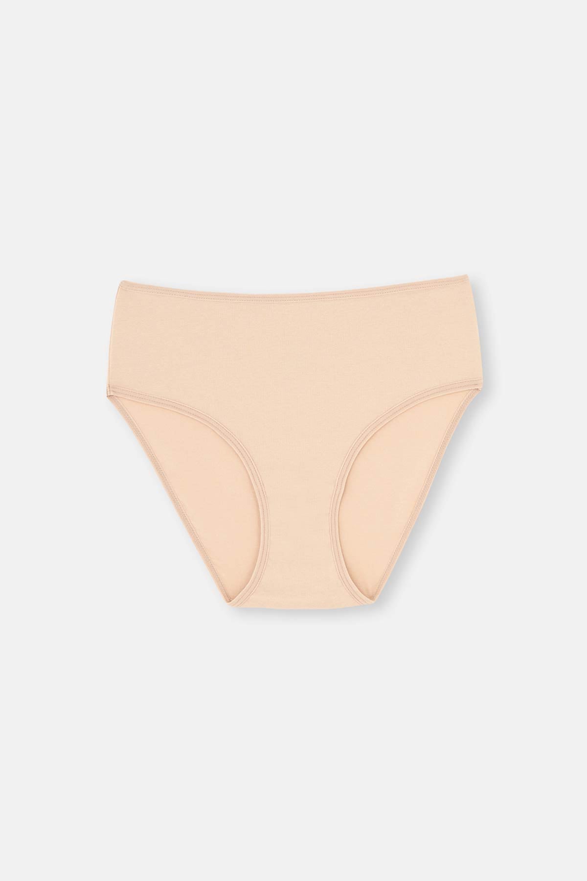 Siyah-Beyaz-Ten Yüksek Bel Slip 3'lü