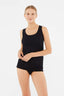 BLACK BASIC UNDERWEAR TOP