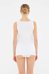 WHITE BASIC UNDERWEAR TOP