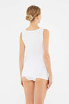WHITE BASIC UNDERWEAR TOP