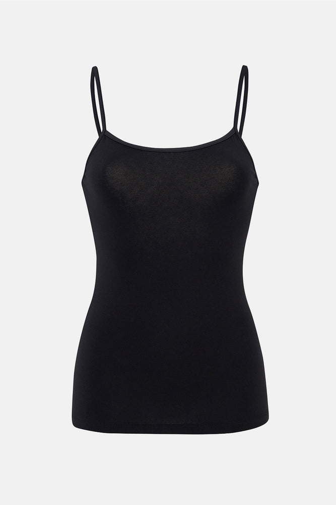 BLACK BASIC UNDERWEAR TOP