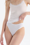 WHITE BASIC UNDERWEAR BOTTOM