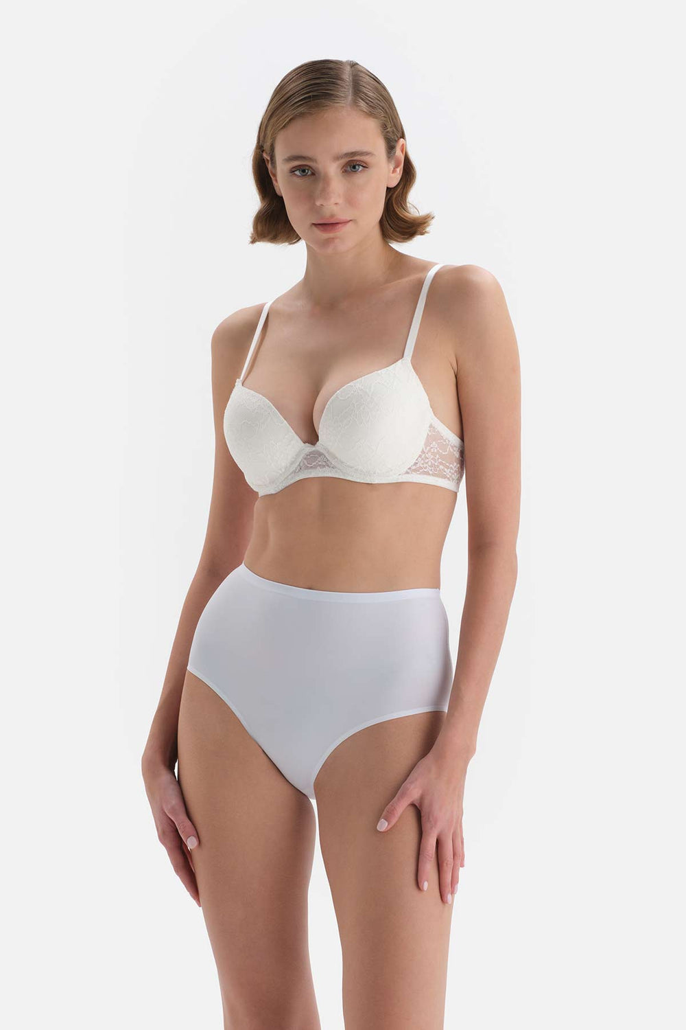 WHITE BASIC UNDERWEAR BOTTOM