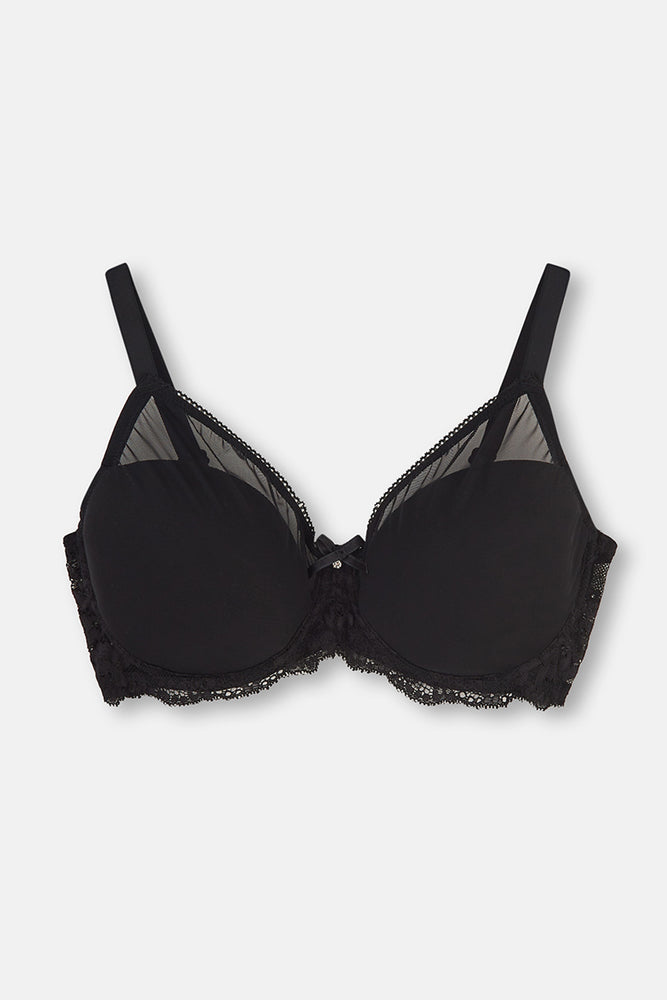 Siyah Afrodit Toparlayıcı Kaplı Sütyen