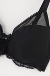 Siyah Afrodit Toparlayıcı Kaplı Sütyen