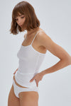WHITE BASIC UNDERWEAR TOP