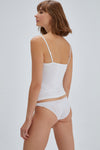 WHITE BASIC UNDERWEAR TOP
