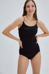 BLACK BASIC UNDERWEAR TOP