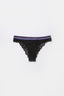 BLACK - FUCHSIA BASIC UNDERWEAR BOTTOM