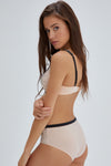 SALMON - BLACK BASIC UNDERWEAR BOTTOM