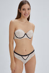 SALMON - BLACK BASIC UNDERWEAR BOTTOM