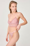 Pembe Gipeli Bralet Sütyen